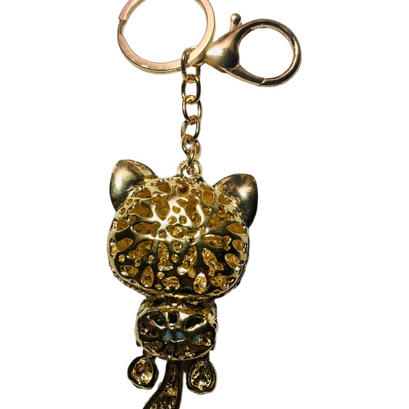 Bling Bling Cat Keychains (set of 2). Kawaii. Purchased them in Japan. Brand New - Picture 6 of 6